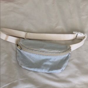 American apparel light denim fanny pack